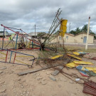 Brinquedo de parque de diversões desaba no Piauí e deixa crianças e adolescentes feridos