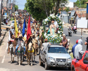 Missa e cavalgada são realizadas durante os Festejos de Nossa Senhora dos Remédios em Piripiri