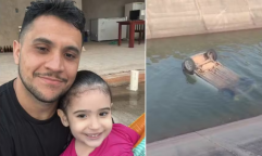 Pai e filha são achados mortos em carro submerso em canal no Ceará