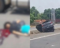 Homem morre após invadir contramão e colidir com carro em Teresina