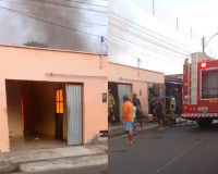 Incêndio atinge ateliê e destrói máquinas de costura na zona Leste de Teresina