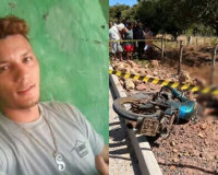 Homem morre após perder controle de moto e bater em pedras no Piauí; corpo ficou preso em cerca