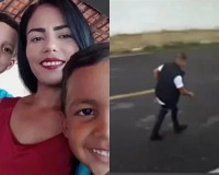 Imagens mostra suspeito de matar grávida e filhos em Cidade do Piauí