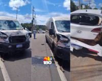Veículo oficial de prefeitura no Piauí se envolve em acidente com vítimas em Teresina