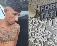 Jovem é preso com mais de 100 porções de cocaína no litoral do Piauí