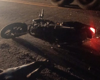 Motociclista sofre grave acidente após colisão em animal no interior do Piauí