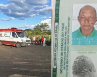 Motociclista tenta fazer curva e acaba morrendo após bater em carro no Piauí