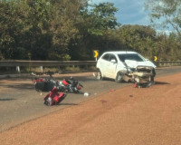 Motociclista morre após colidir com carro na BR-343 entre Capitão de Campos e Piripiri