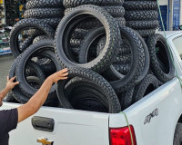Imepi apreende 116 pneus irregulares em lojas de Floriano