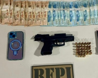 BEPI prende homem com arma de fogo e munições em Esperantina