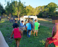 Colisão entre motos deixa duas pessoas feridas na BR-222, em Batalha