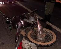 Motociclista fica ferido em colisão com caminhonete na PI-477