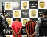 Dupla é presa suspeita de tentar furtar residência