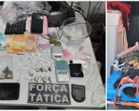 Duas pessoas são presas por tráfico de drogas em Campo Maior após ocorrência de surto psicótico