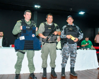 12º BPM de Piripiri recebe novos armamentos e equipamentos