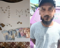 Suspeito é preso com drogas e munições durante abordagem policial em Barras