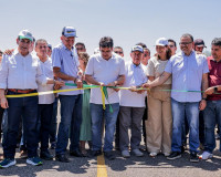 Rafael Fonteles inaugura asfalto da rodovia que liga Altos a José de Freitas