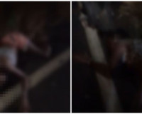 Colisão entre carro e moto deixa mulher gravemente ferida