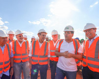 Rafael Fonteles visita obras de usina de etanol que transformará Uruçuí em polo de bioenergia