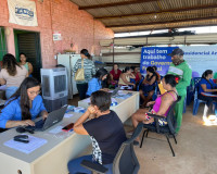 Águas do Piauí realiza mutirão para cadastro dos moradores do Residencial Antônia Flor em Piripiri