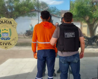 Polícia Civil  prende foragido acusado de homicídio em Piripiri