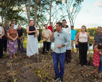 Prefeito João Arilson e Paróquia lançam pedra fundamental da imagem de São Francisco na orla da lago