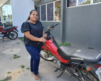 Polícia recupera moto roubada de moradora da zona rural de Piripiri