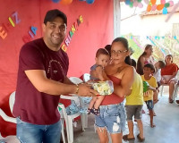 Vereador Valdiner Sousa celebra o Dia das Crianças com ação social em Piripiri