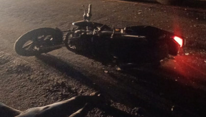 Motociclista sofre grave acidente após colisão em animal no interior do Piauí