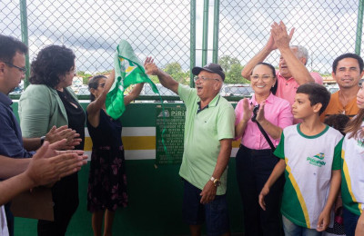 Prefeitura de Piripiri inaugura as novas instalações da quadra esportiva do povoado Pé do Morro