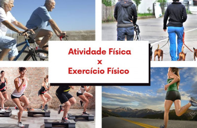 Qual a diferença entre atividade física e exercício físico ?