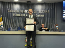 Hércules Medeiros recebe título de cidadão teresinense