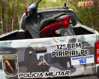 Força Tática de Piripiri recupera moto roubada em Brasileira há 5 anos