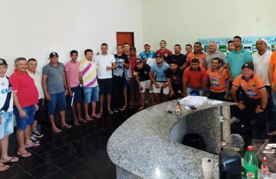 Realizado o arbitral do Campeonato Municipal de Futebol em Milton Brandão