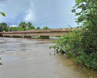 Barras decreta emergência com rio Marataoan em cota de inundação e 40 pessoas desabrigadas