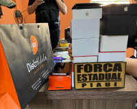 Polícia mira em mais lojas suspeitas de venda de celulares roubados no Piauí