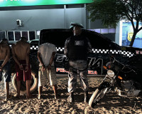 Três homens são presos com armas e drogas em Piripiri