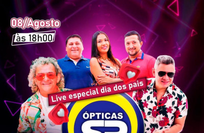 DIA DOS PAIS: Ópticas São Paulo promoverá mega live com três atrações pelo Repórter10
