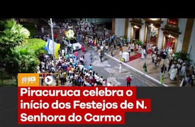 O município de Piracuruca celebra o início dos Festejos de Nossa Senhora do Carmo