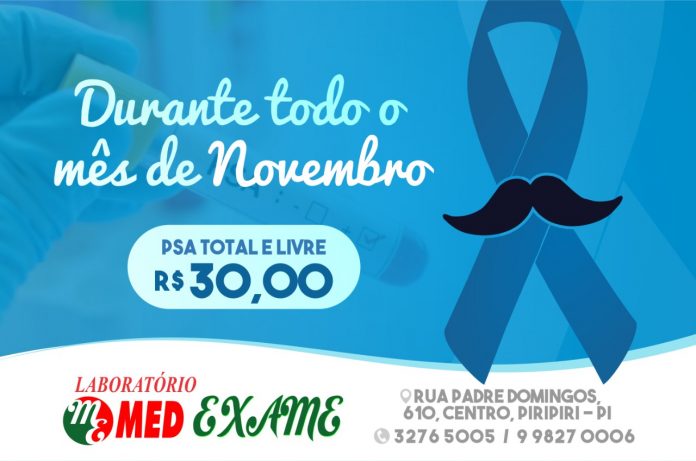 Retire seu voucher e faça o exame de PSA - Novembro Azul - OAB/RS - São  Leopoldo